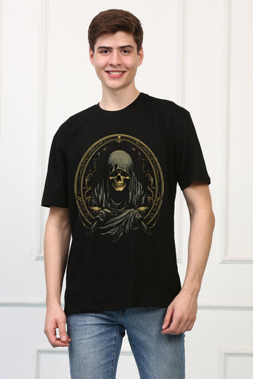 Grim Reaper 6 Oversized  Printed Tshirt