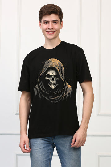 Grim Reaper 9 Oversized  Printed Tshirt