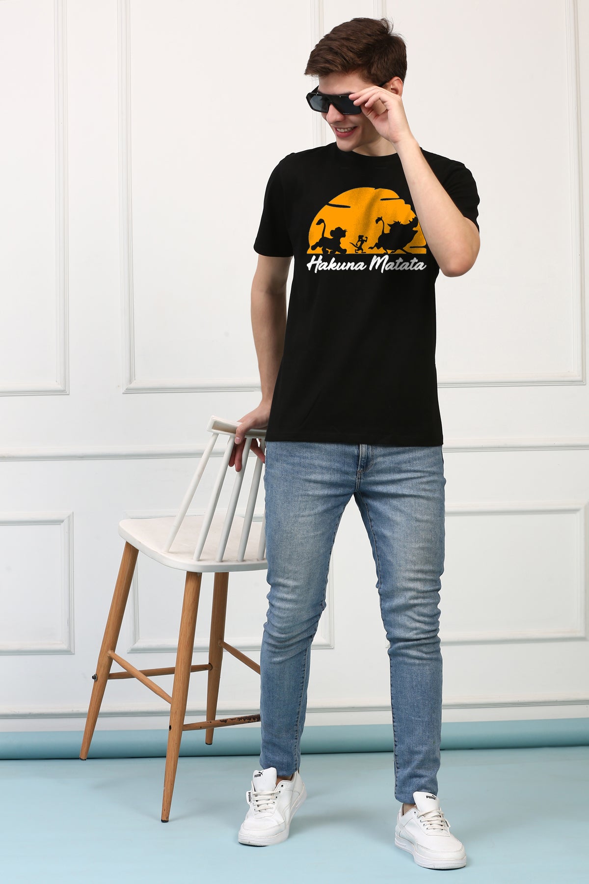 Oversized Hakuna Matata Printed Tshirt