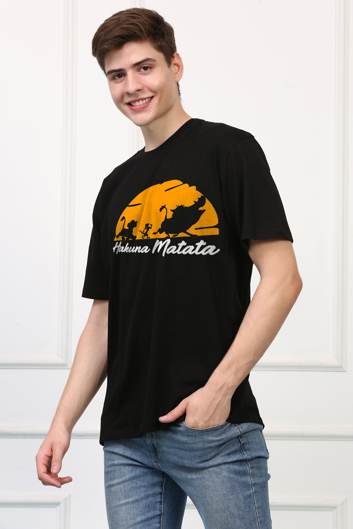 Oversized Hakuna Matata Printed Tshirt