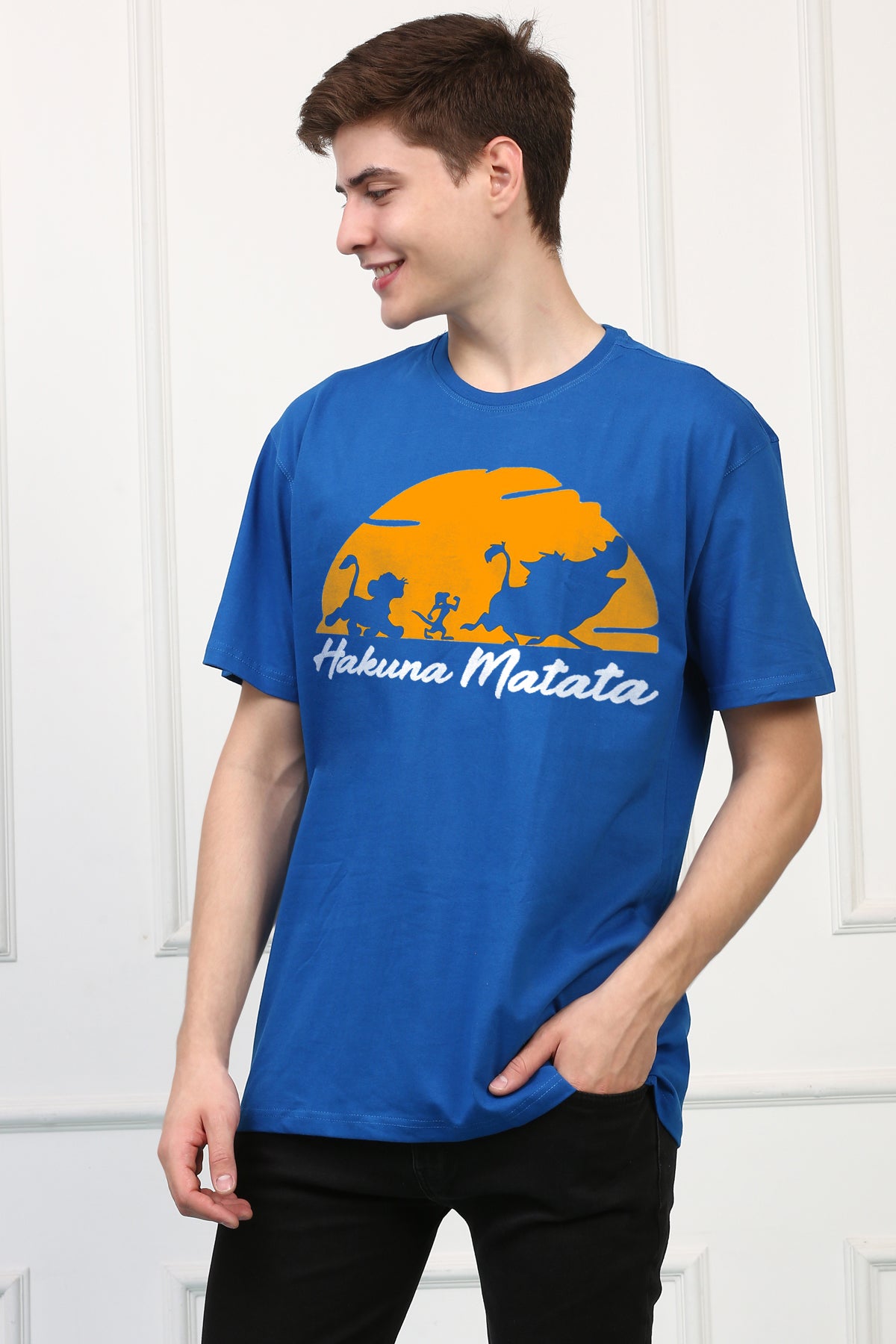 Oversized Hakuna Matata Printed Tshirt