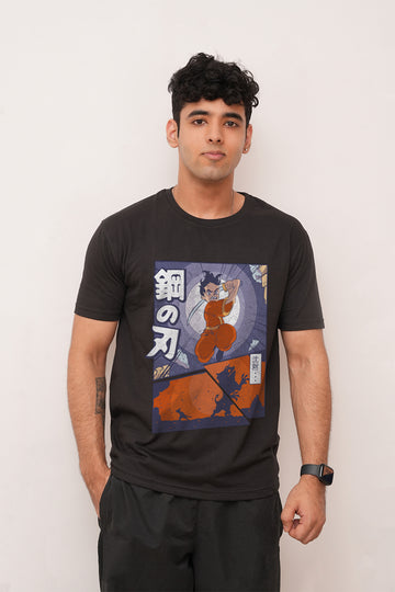 Anime oversized Hand Down Printed Tshirt