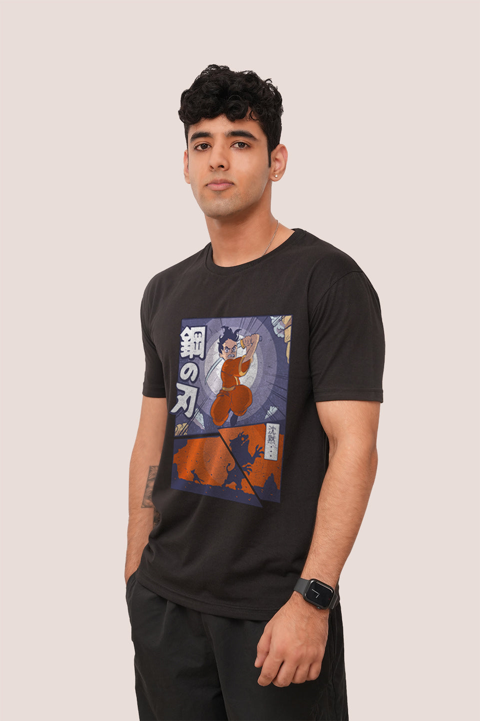 Anime oversized Hand Down Printed Tshirt