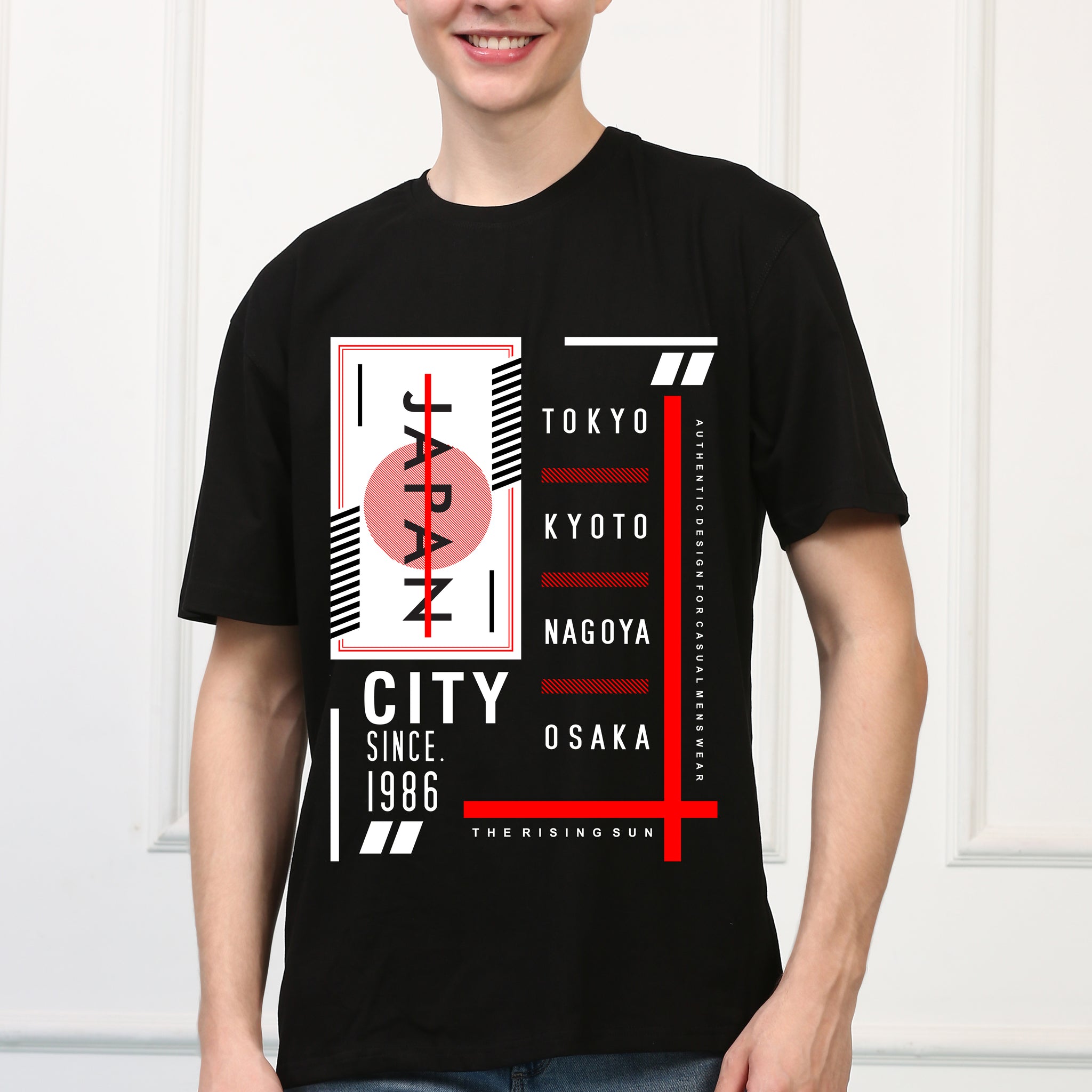 Japan City Printed T shirt