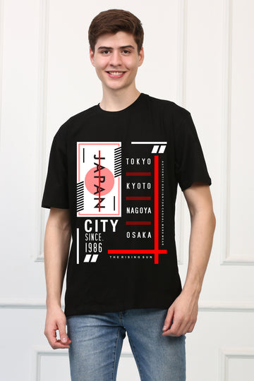 Japan City Printed T shirt