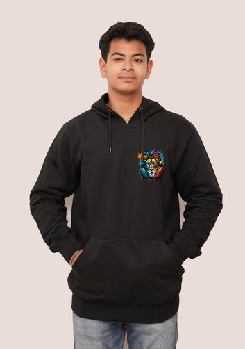 Graffitti Lion Printed Hoodies