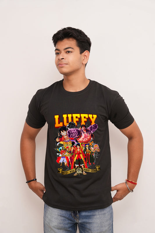 Anime Luffy Printed Tshirt