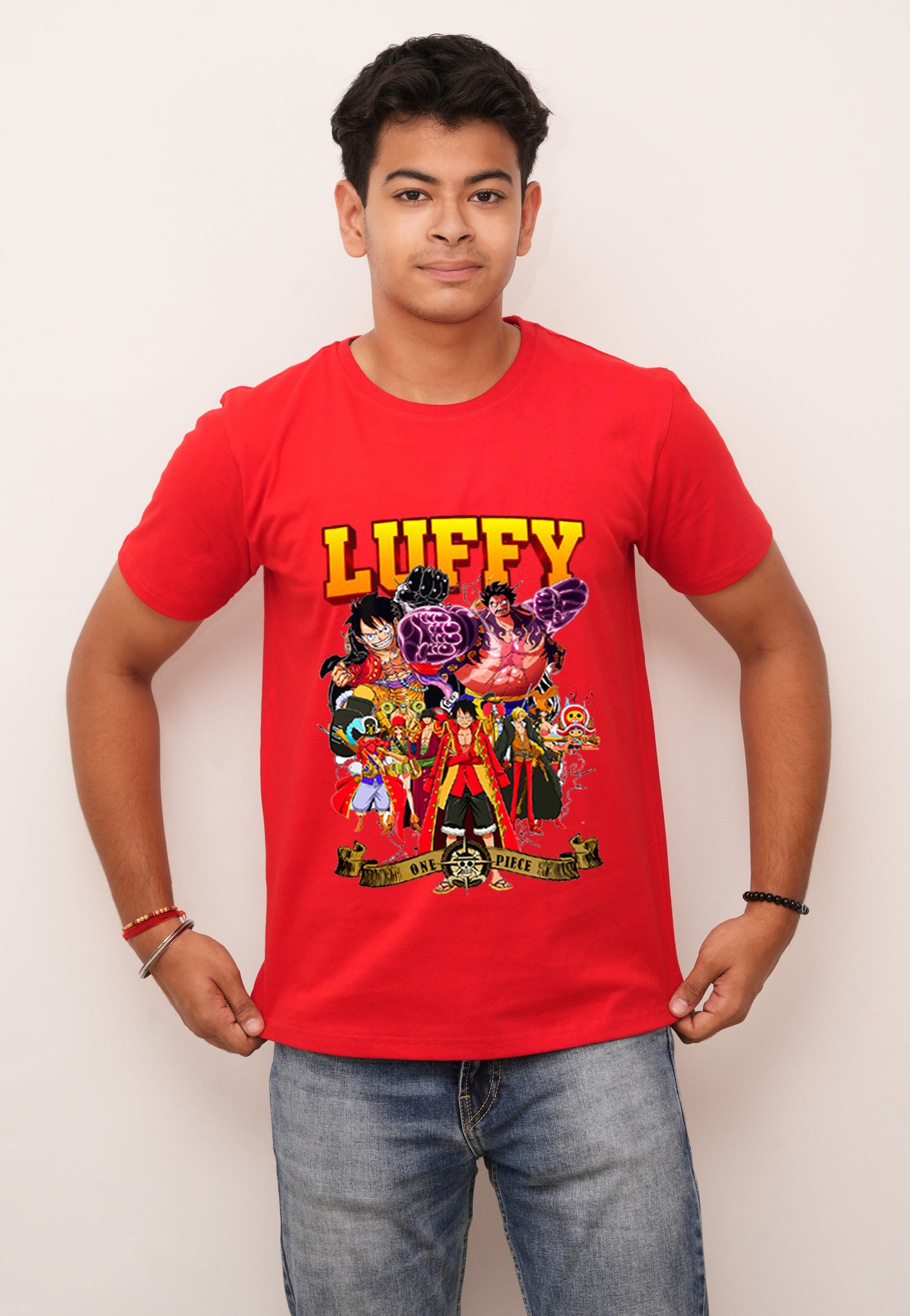 Anime Luffy Printed Tshirt