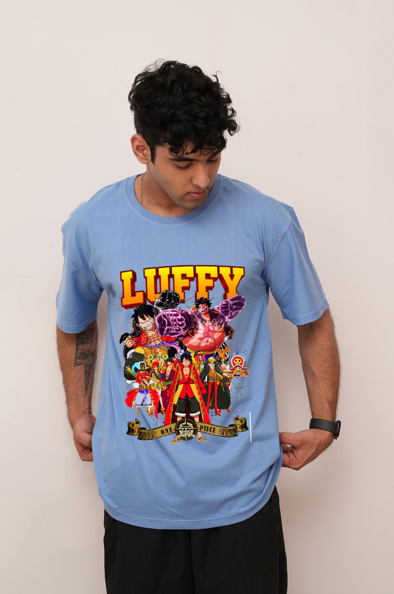 Anime Luffy Printed Tshirt