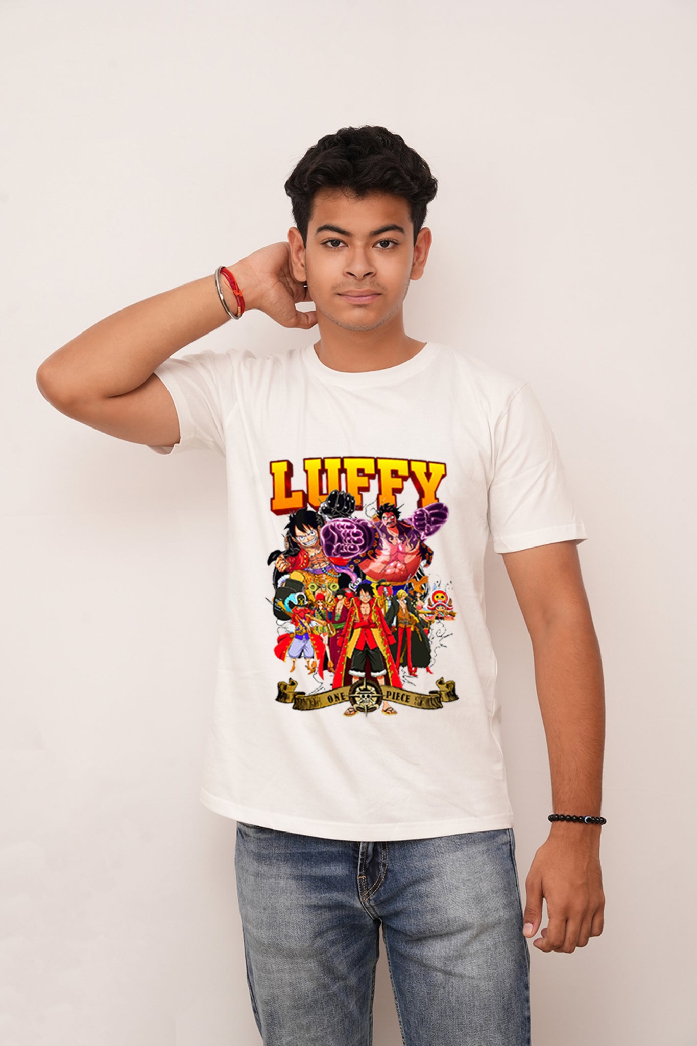 Anime Luffy Printed Tshirt