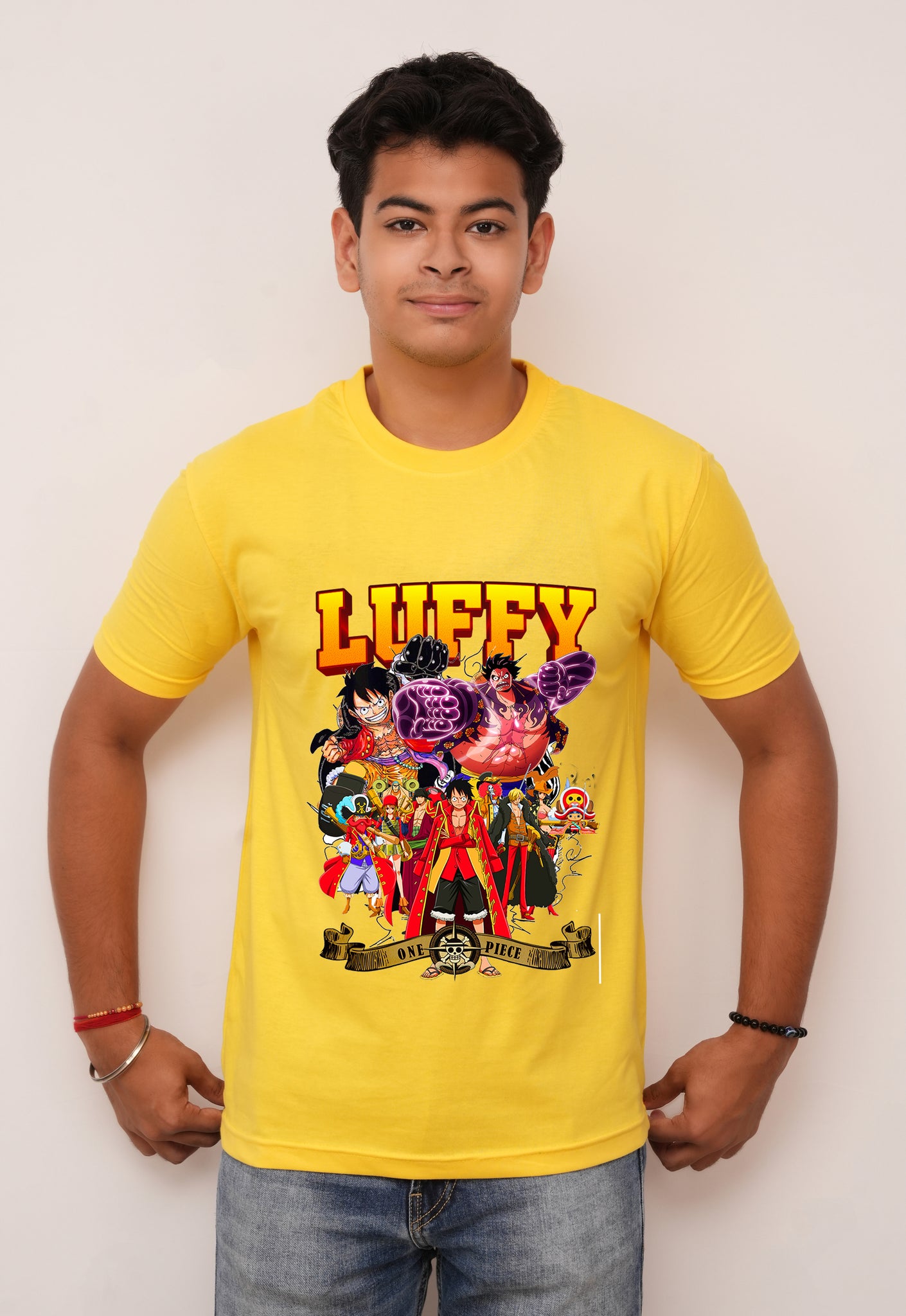 Anime Luffy Printed Tshirt