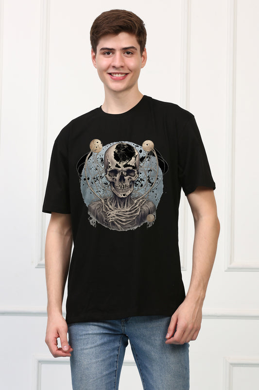 Macabre 19 Oversized  Printed Tshirt