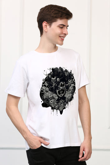 Macabre 20 Oversized  Printed Tshirt