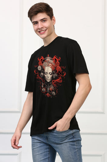 Macabre 22 Oversized  Printed Tshirt