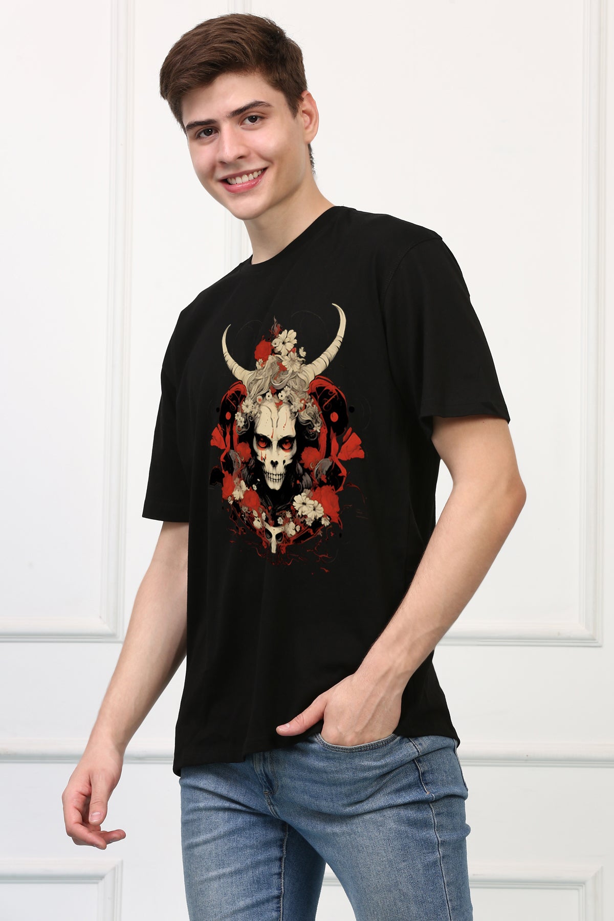 Macabre 27 Oversized  Printed Tshirt