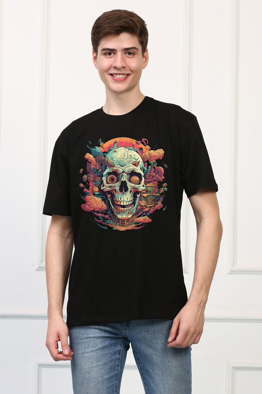 Macabre 7 Oversized  Printed Tshirt