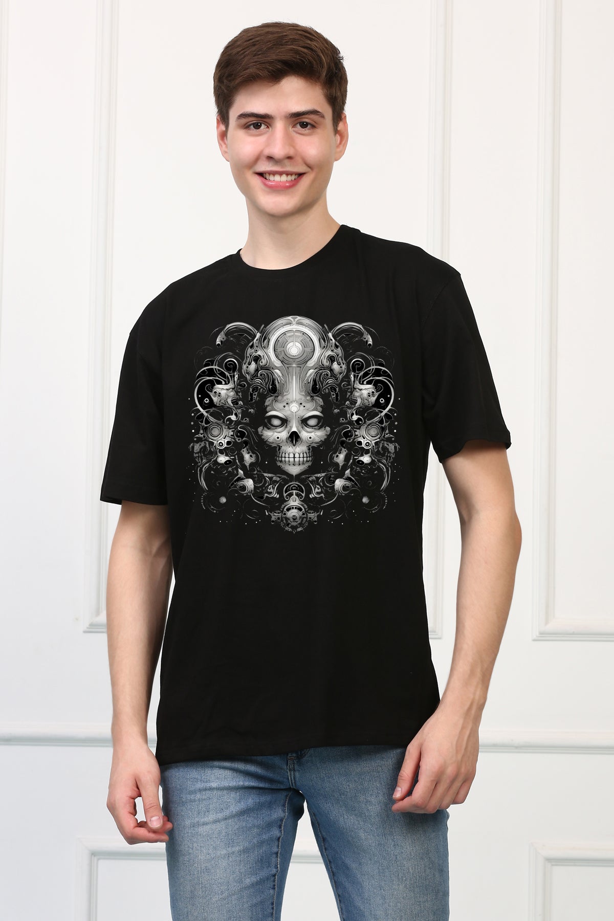 Macabre 9 Oversized  Printed Tshirt