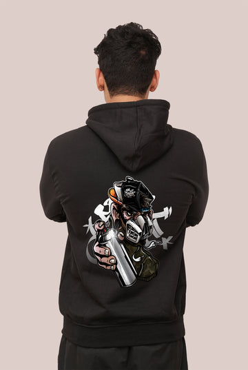 Graffitti Mask  Printed Hoodies