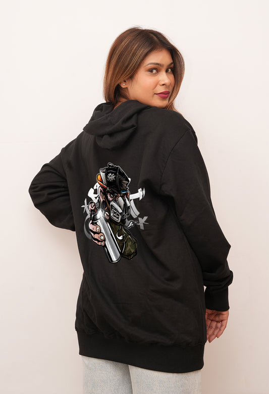 Graffitti Mask  Printed Hoodies