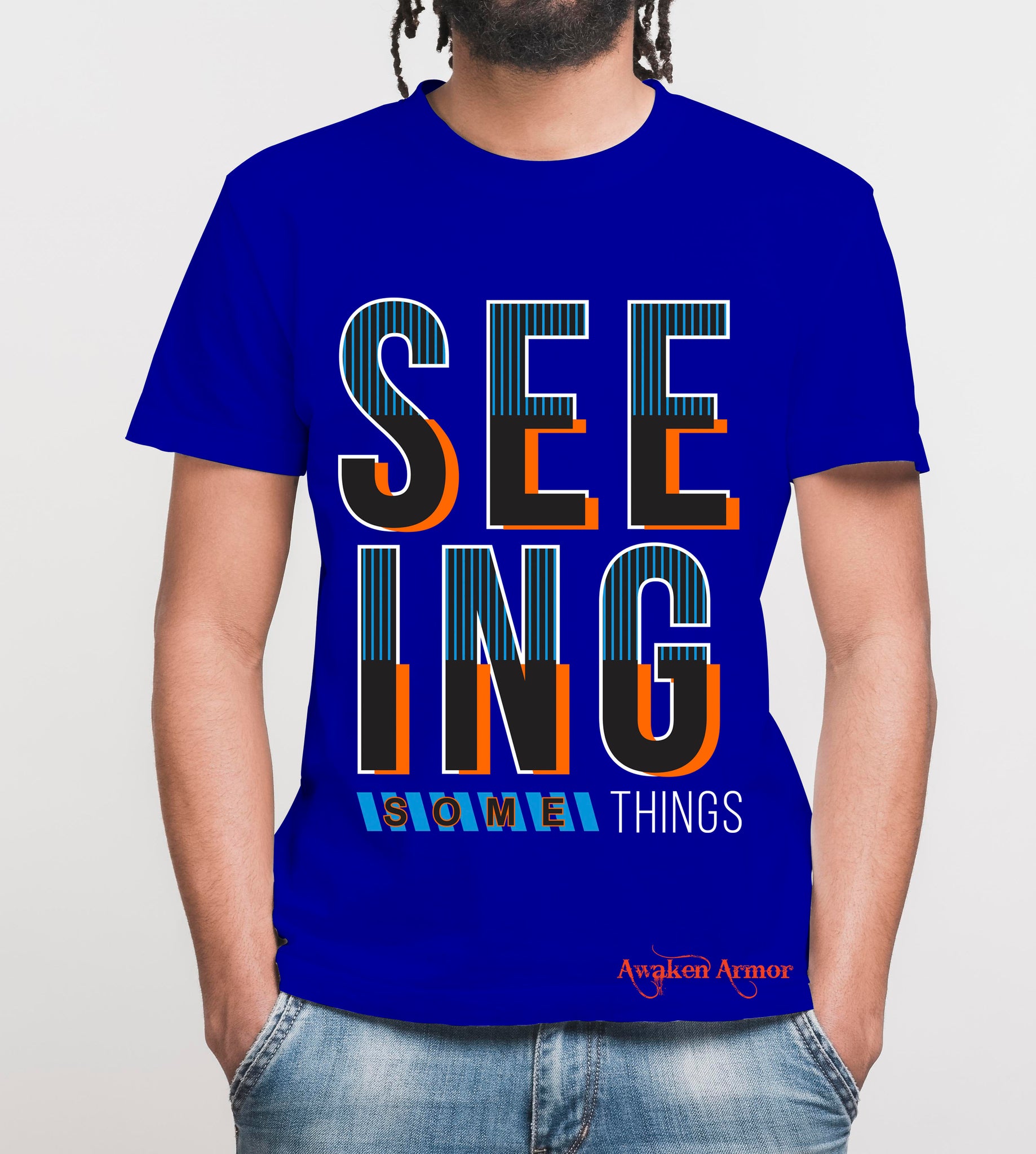 Men's Seeing Printed T shirt