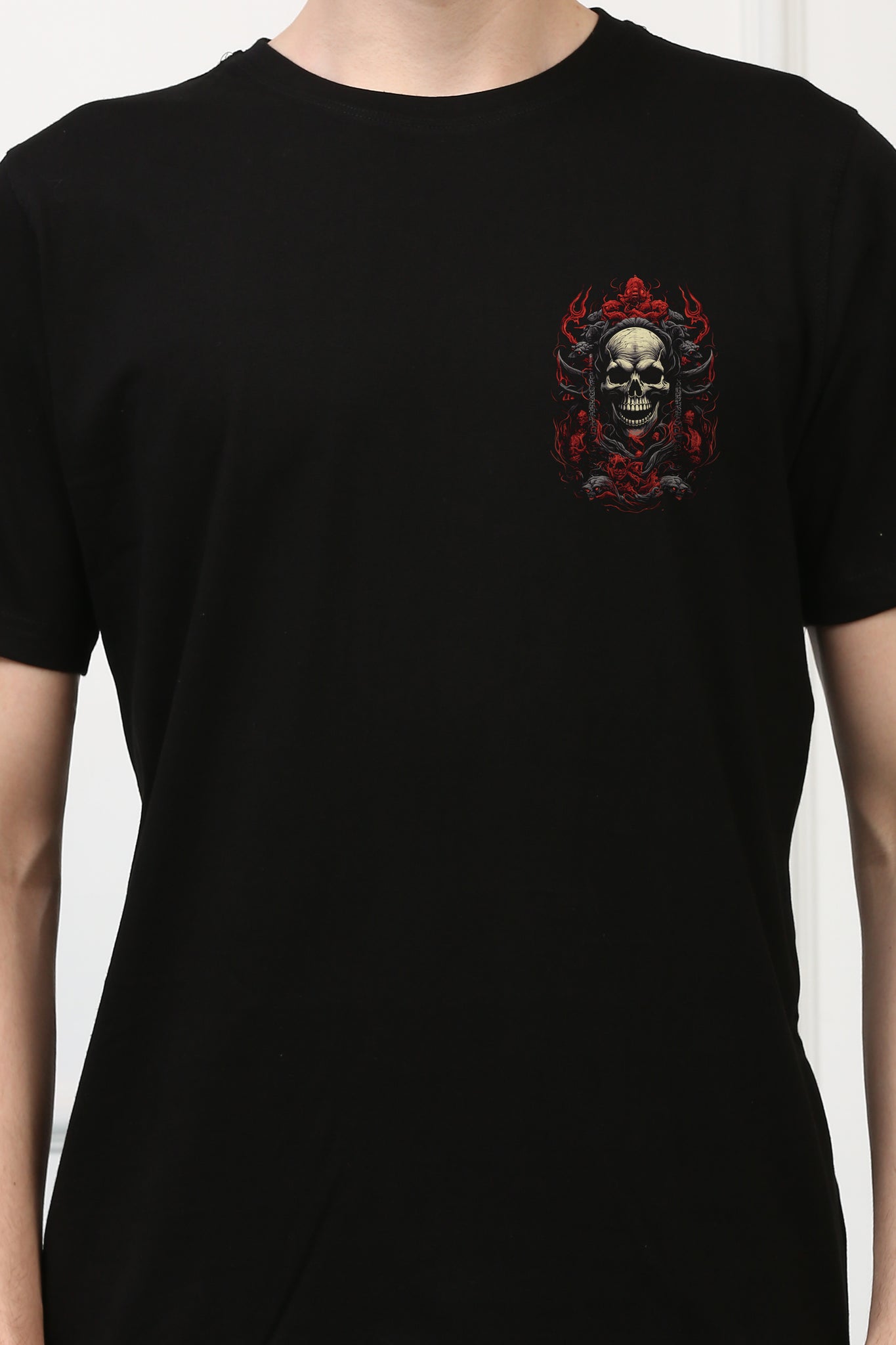 Death SKull   Printed Tshirt