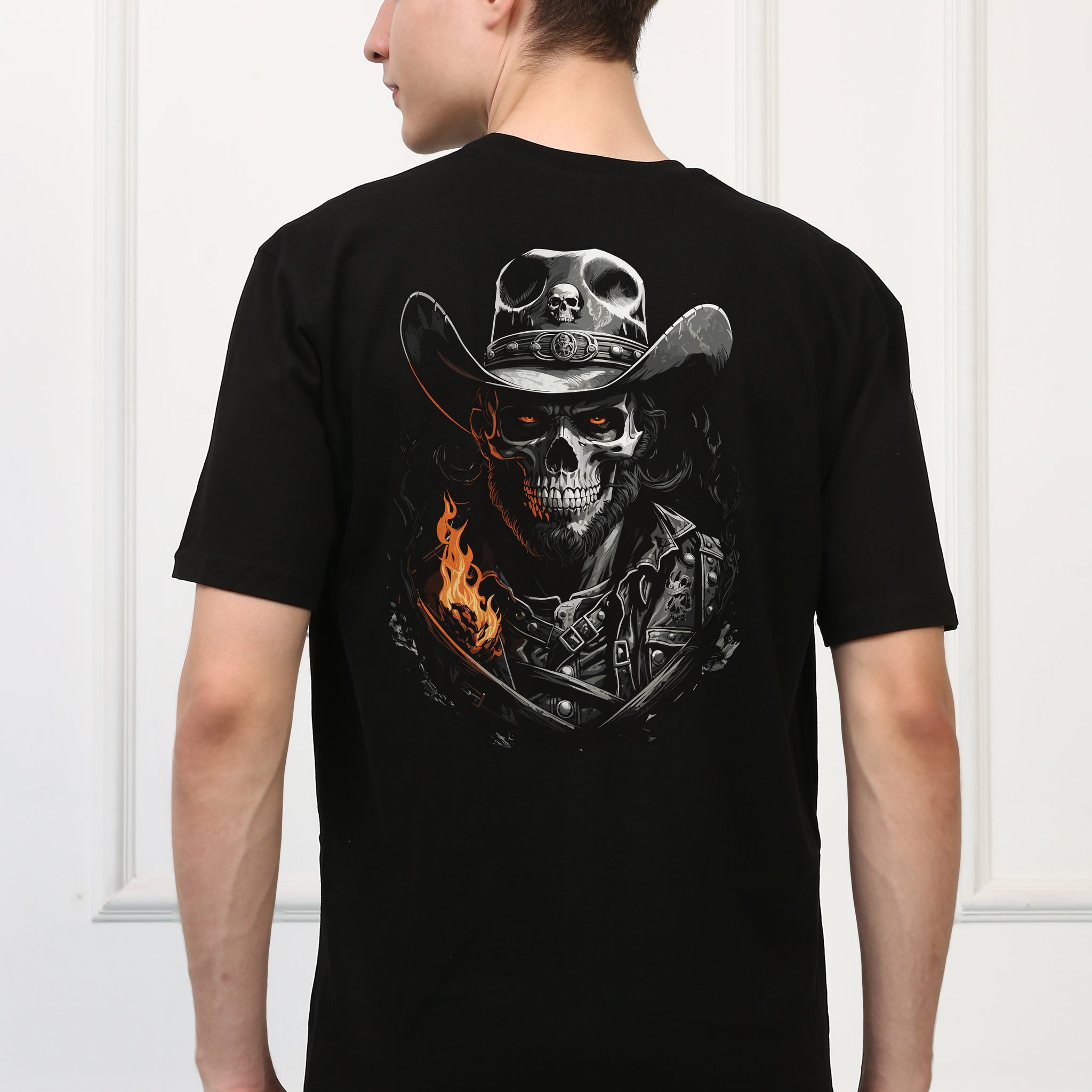 Grim Reaper Printed  T-shirt