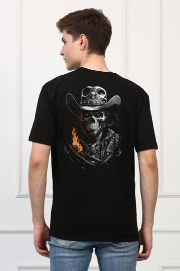 Grim Reaper Printed  T-shirt