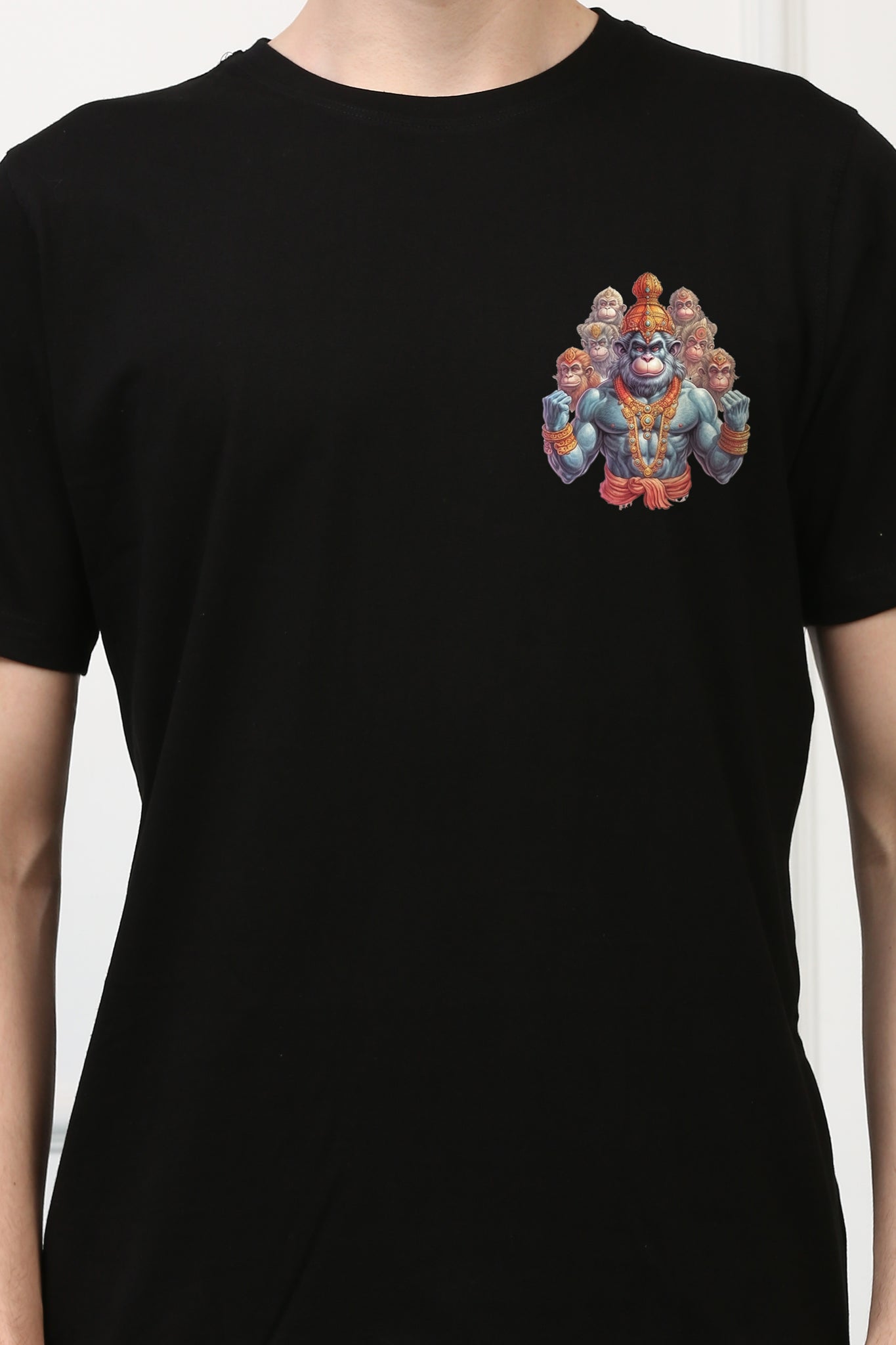 Men's Hanuman Ji Printed Tshirt