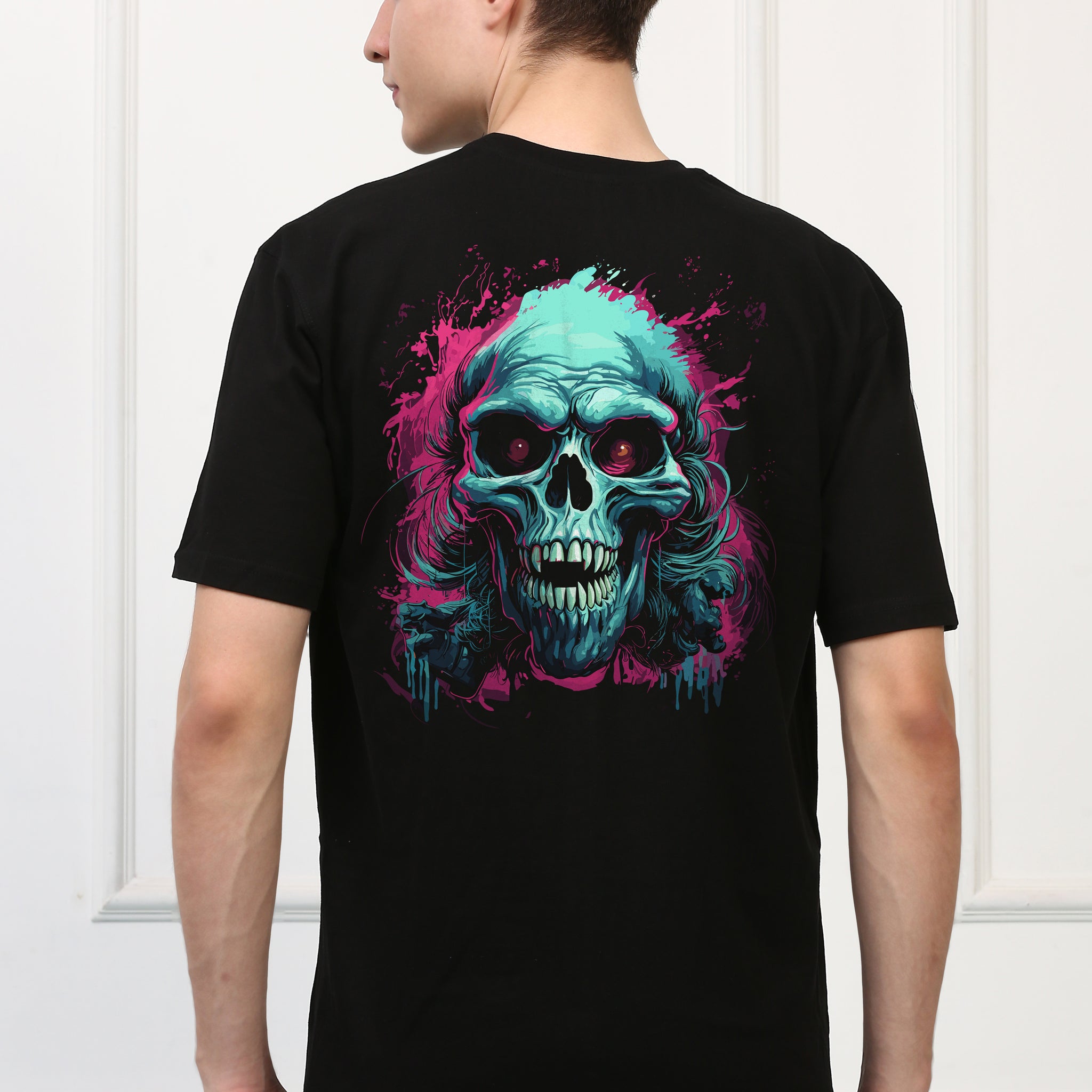 Haunted Skull  Printed  T-shirt