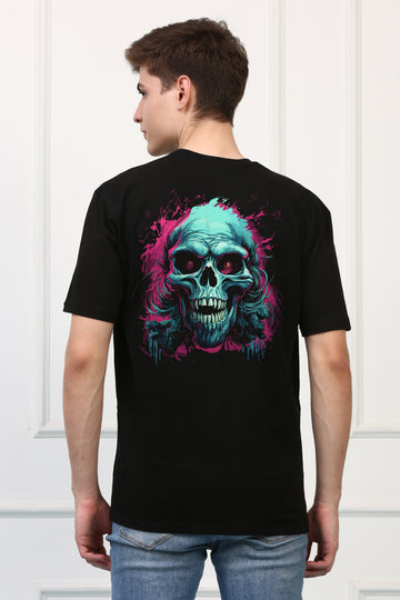 Haunted Skull  Printed  T-shirt