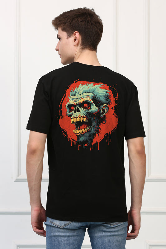 Monkey Skull  Printed  T-shirt