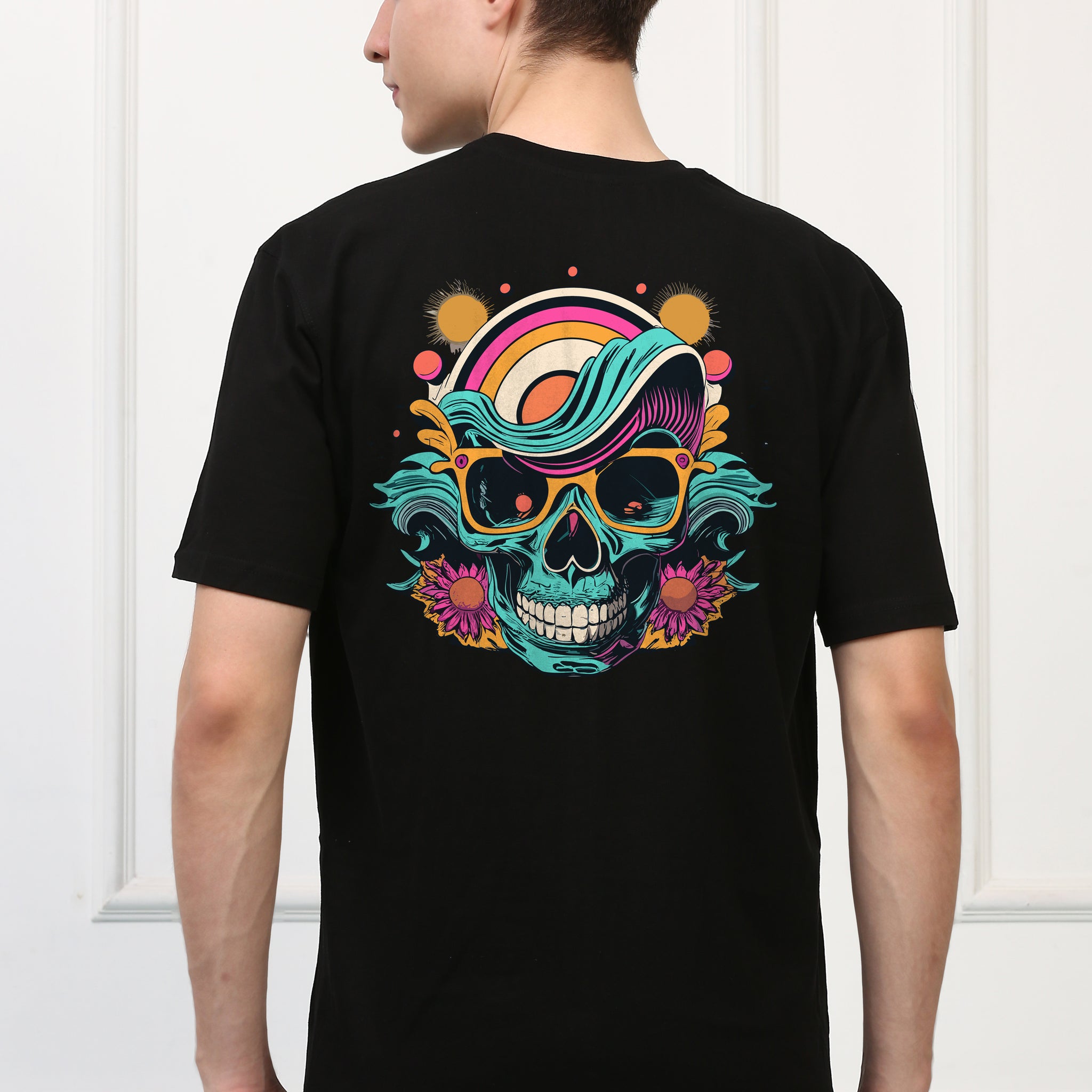 Pumpkin Pete Skull Printed T shirt