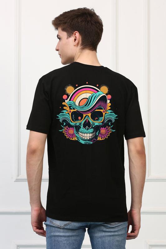 Pumpkin Pete Skull Printed T shirt