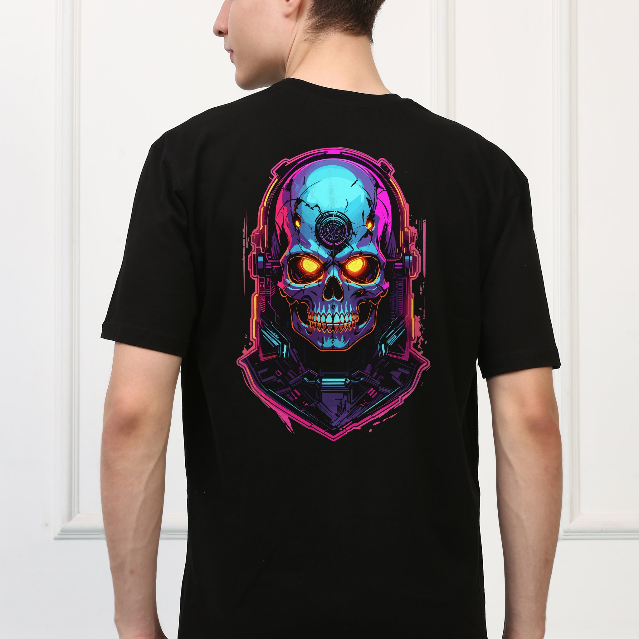 Roboton Skull Printed  T-shirt