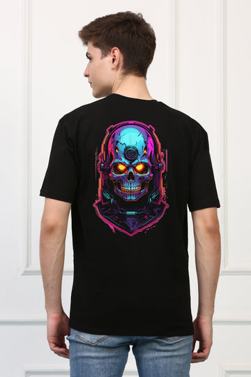 Roboton Skull Printed  T-shirt