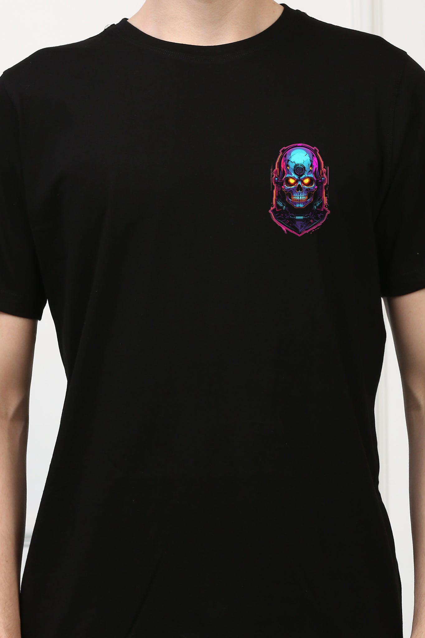 Roboton Skull Printed  T-shirt