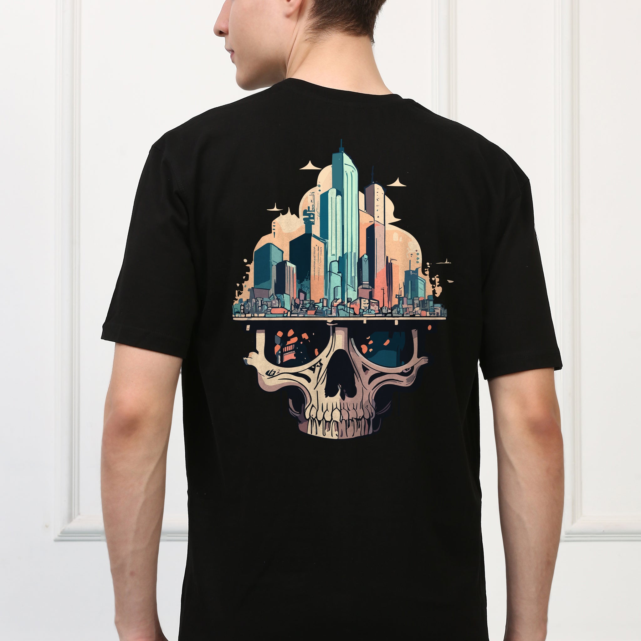 Skull City  Printed  T-shirt