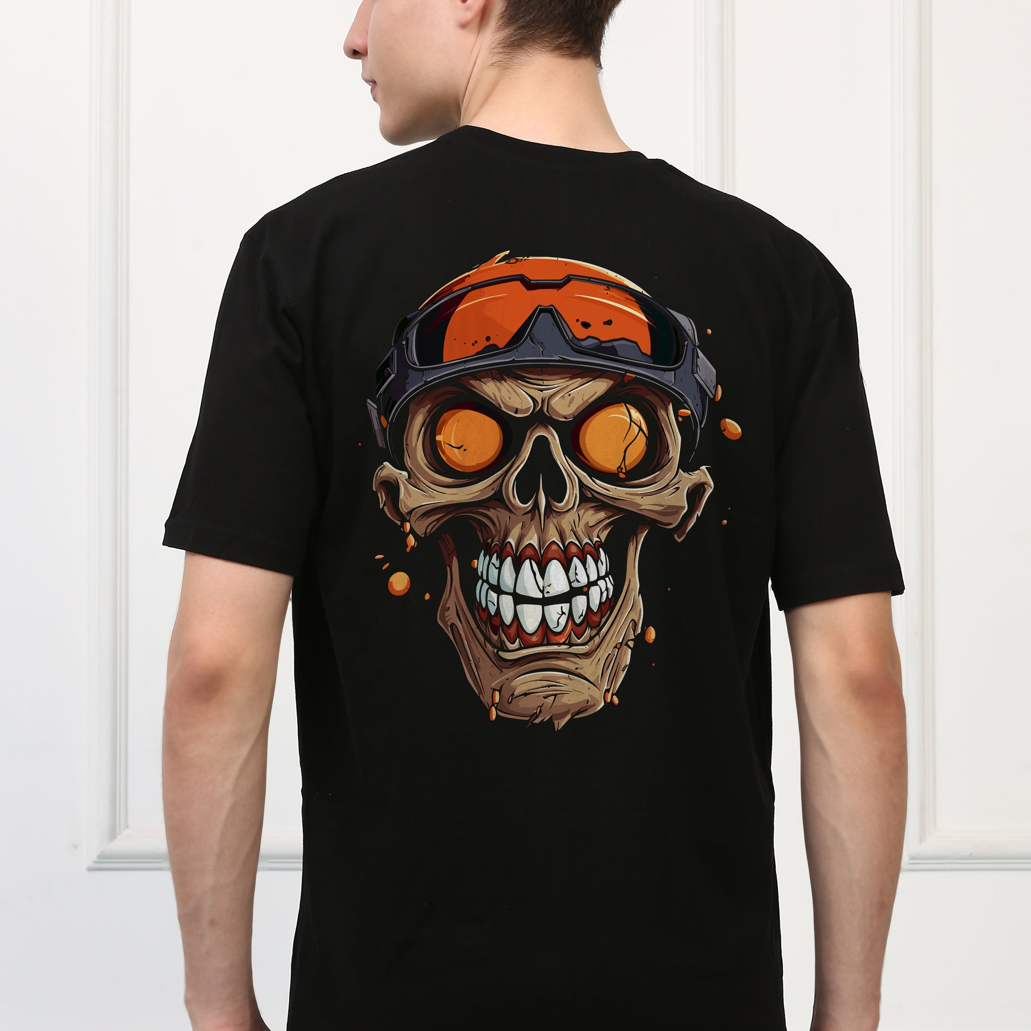 Smiling SKull Printed  T-shirt