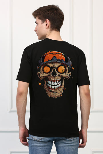 Smiling SKull Printed  T-shirt