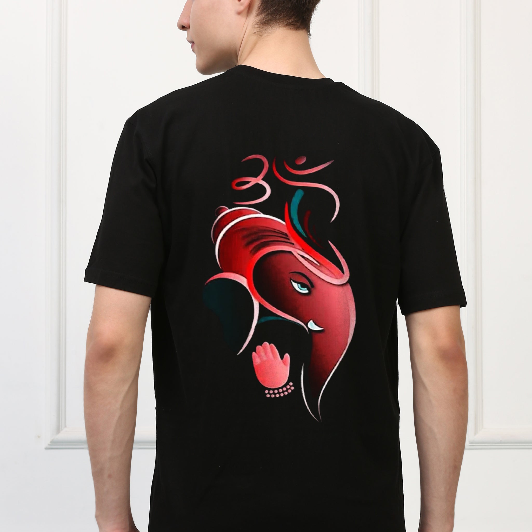 Men's  Ganesh Ji  Printed Tshirt