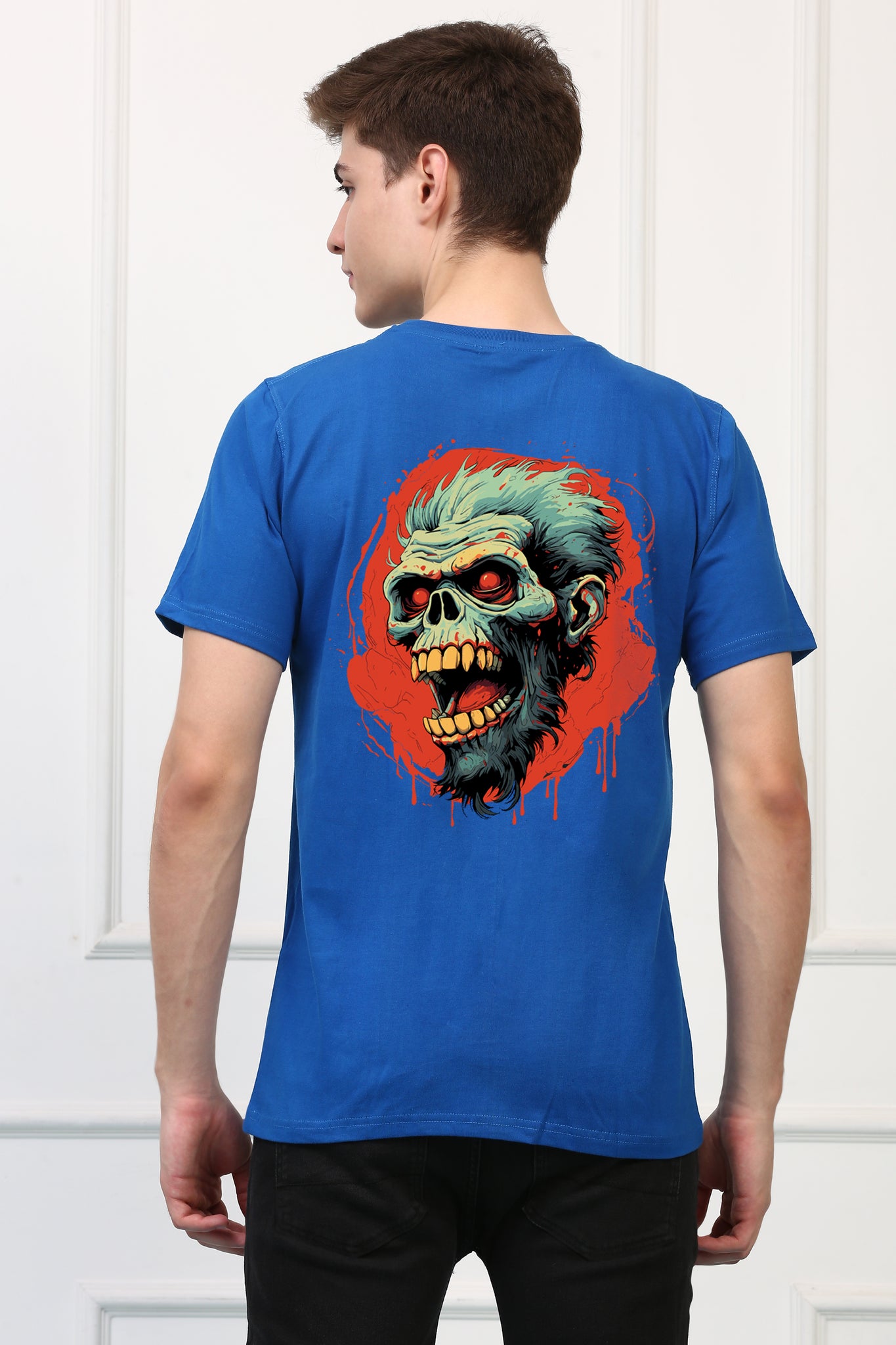 Monkey Skull  Printed  T-shirt