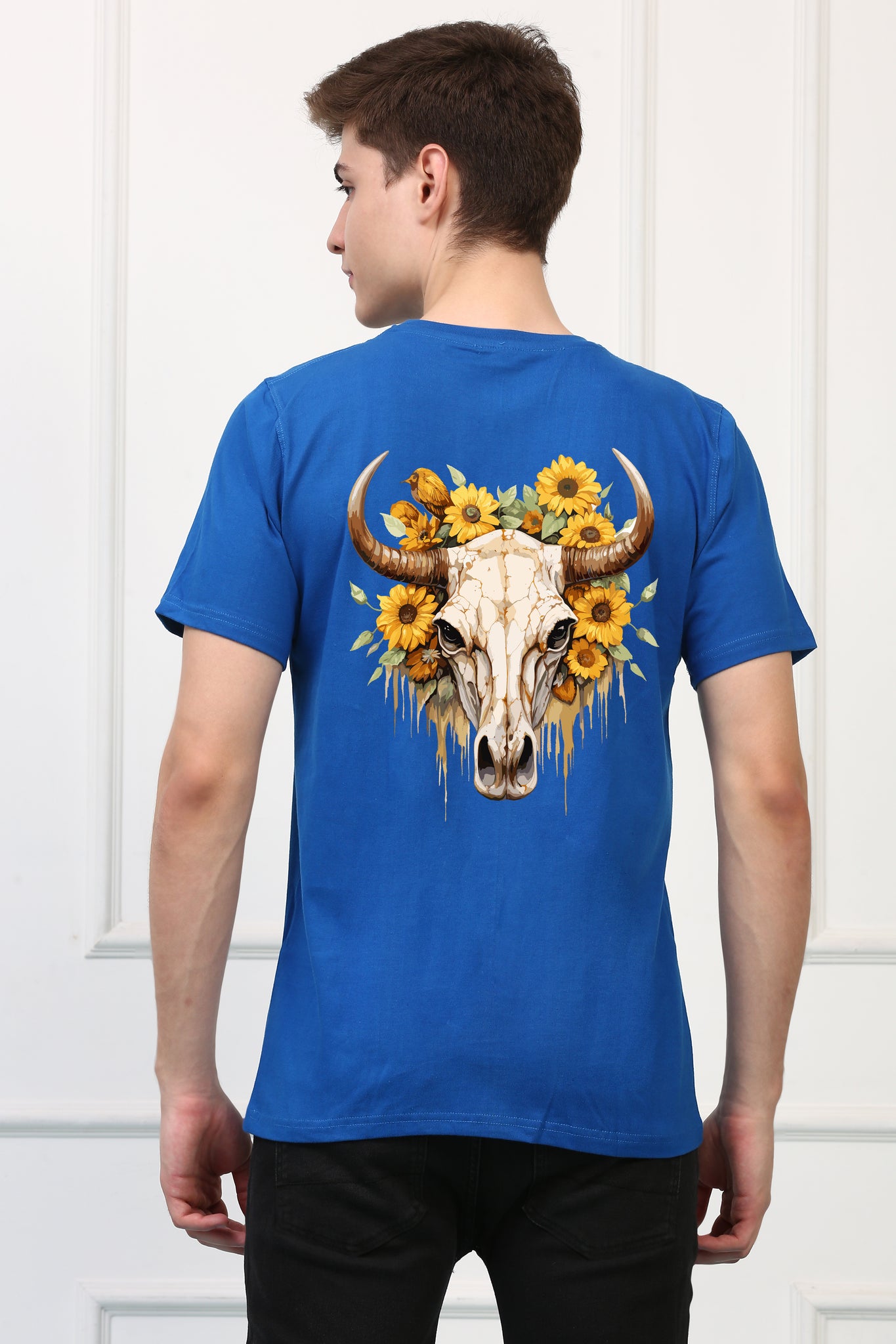 Skelly Skull Printed  T-shirt