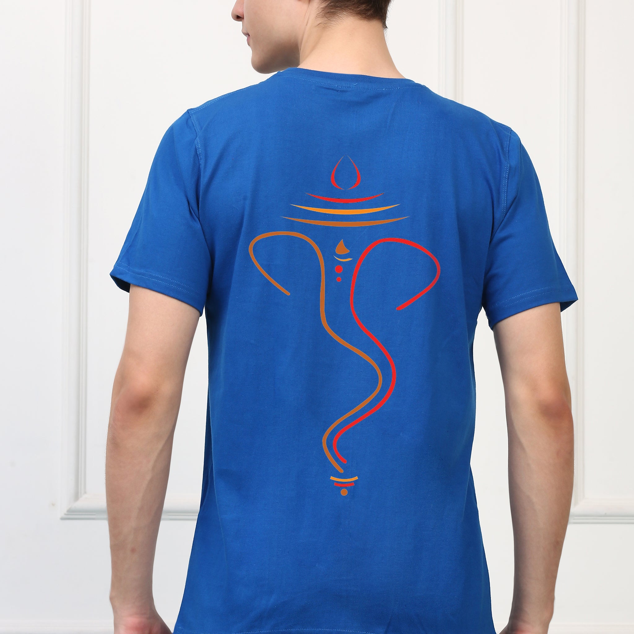 Men's  Ganesh Ji  Printed Tshirt