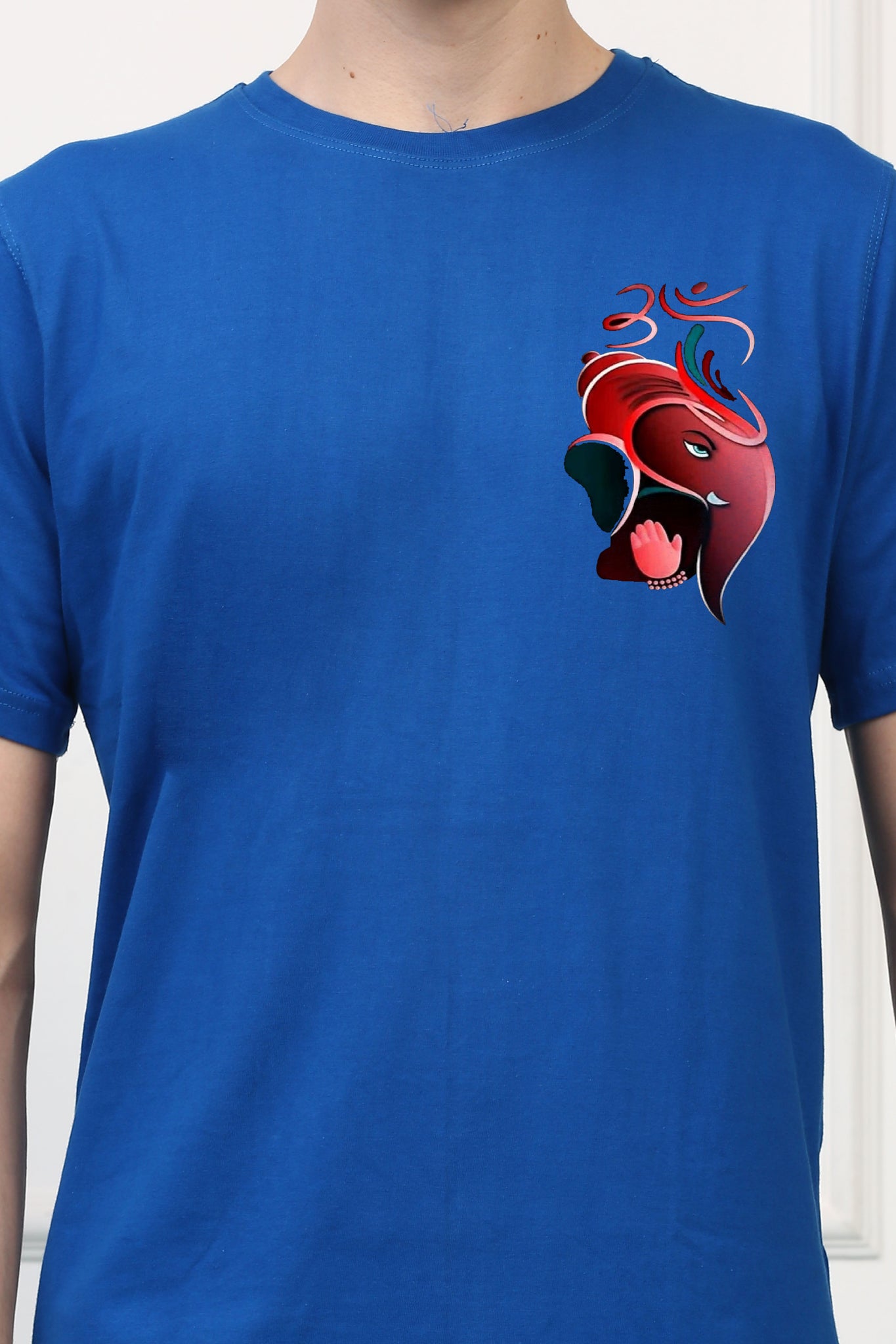 Men's  Ganesh Ji  Printed Tshirt