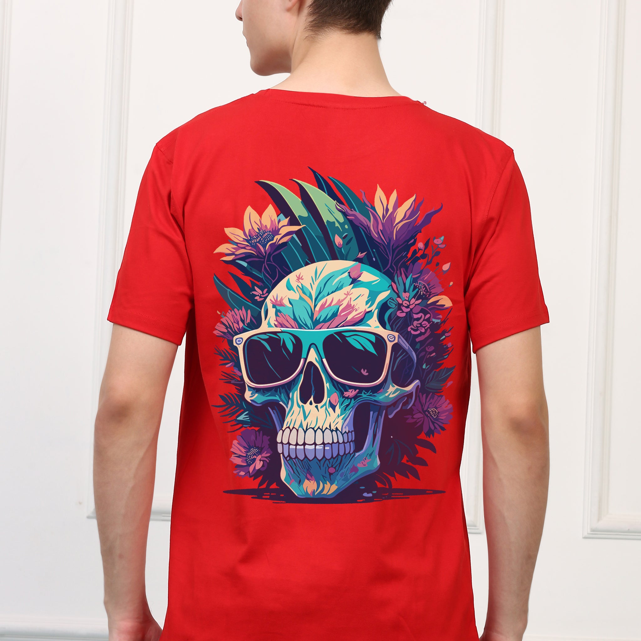 Cool Skull  Printed  T-shirt