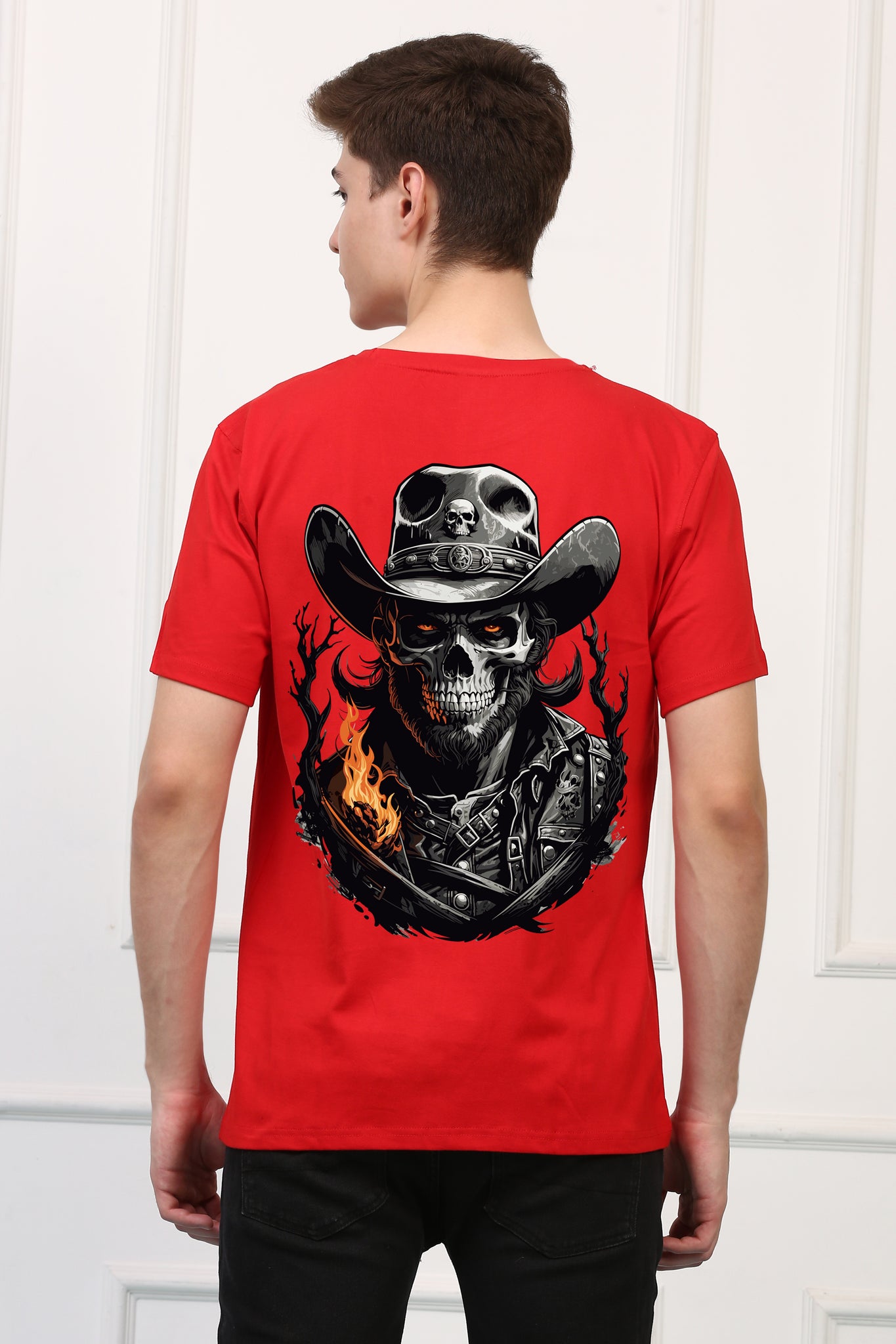 Grim Reaper Printed  T-shirt