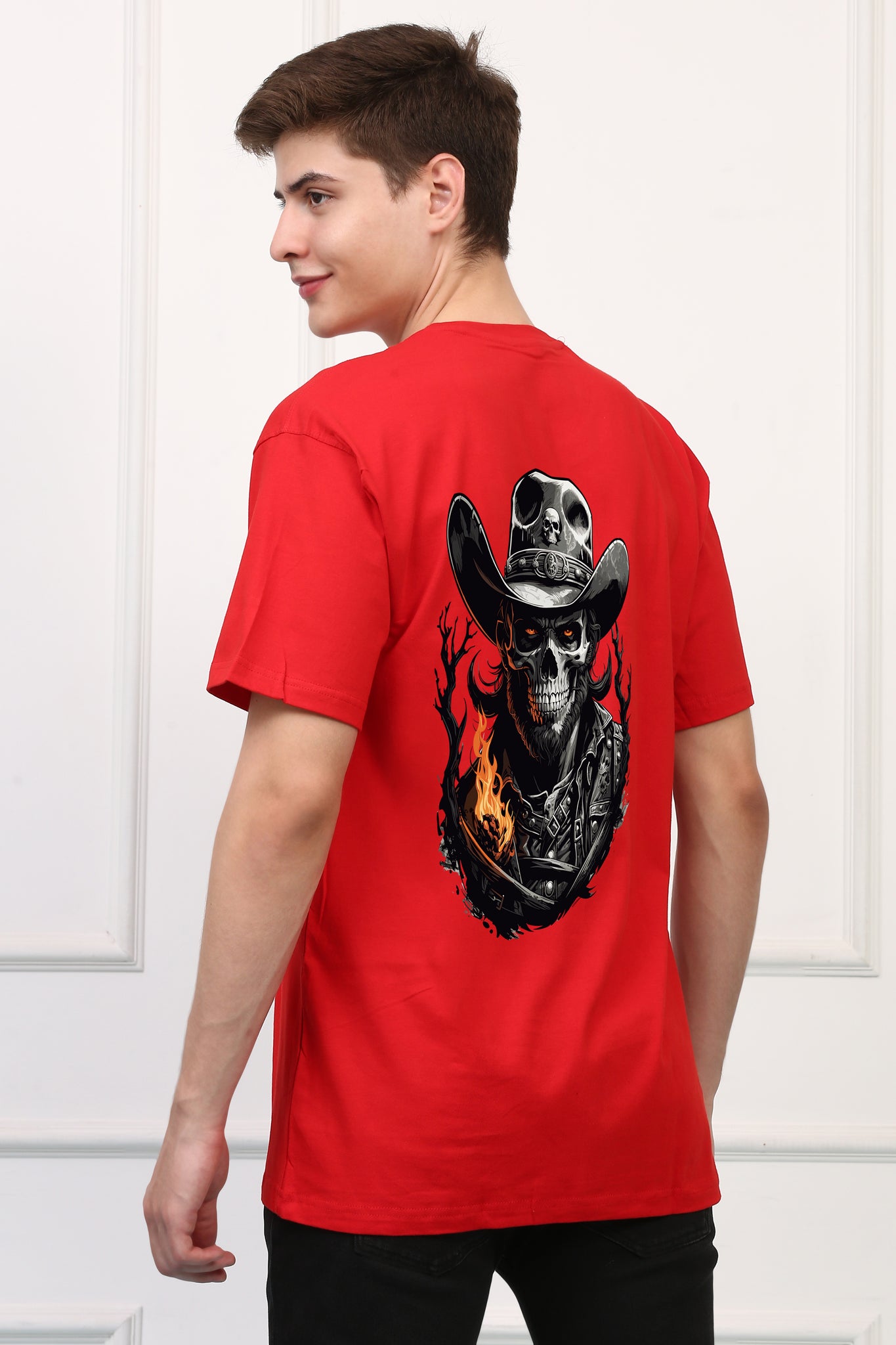 Grim Reaper Printed  T-shirt