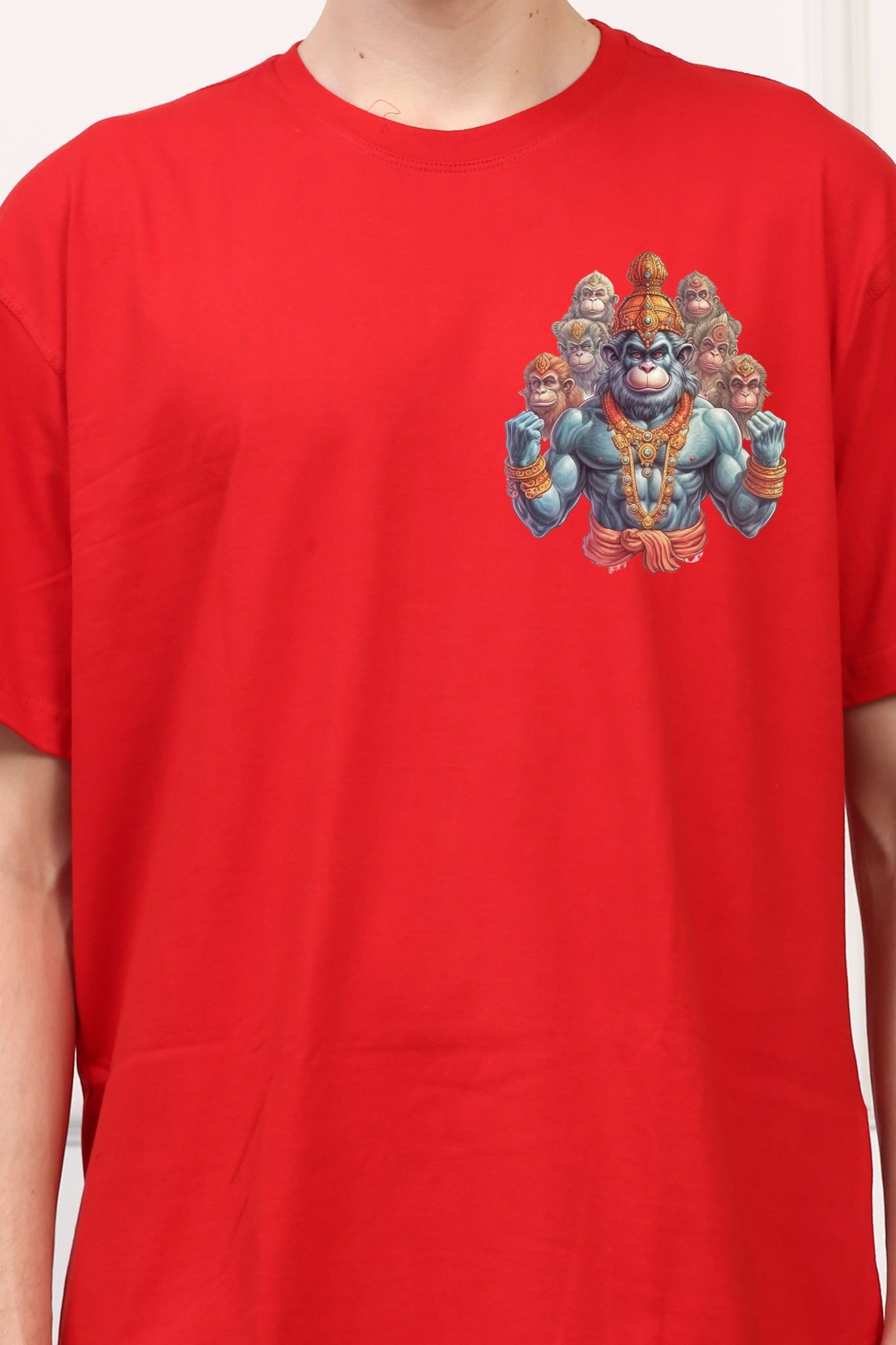 Men's Hanuman Ji Printed Tshirt