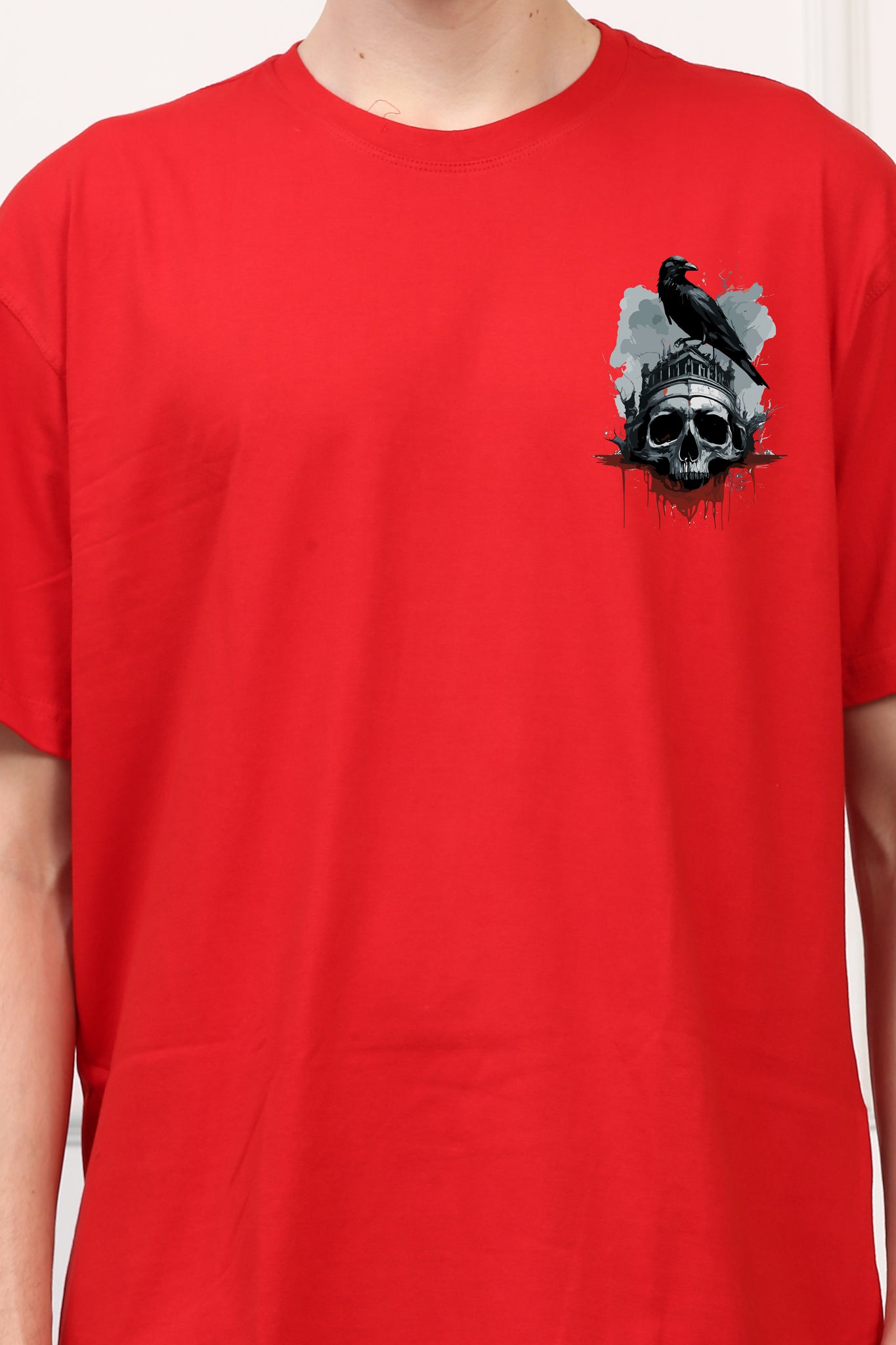 ScareCrow  Skull Printed  T-shirt