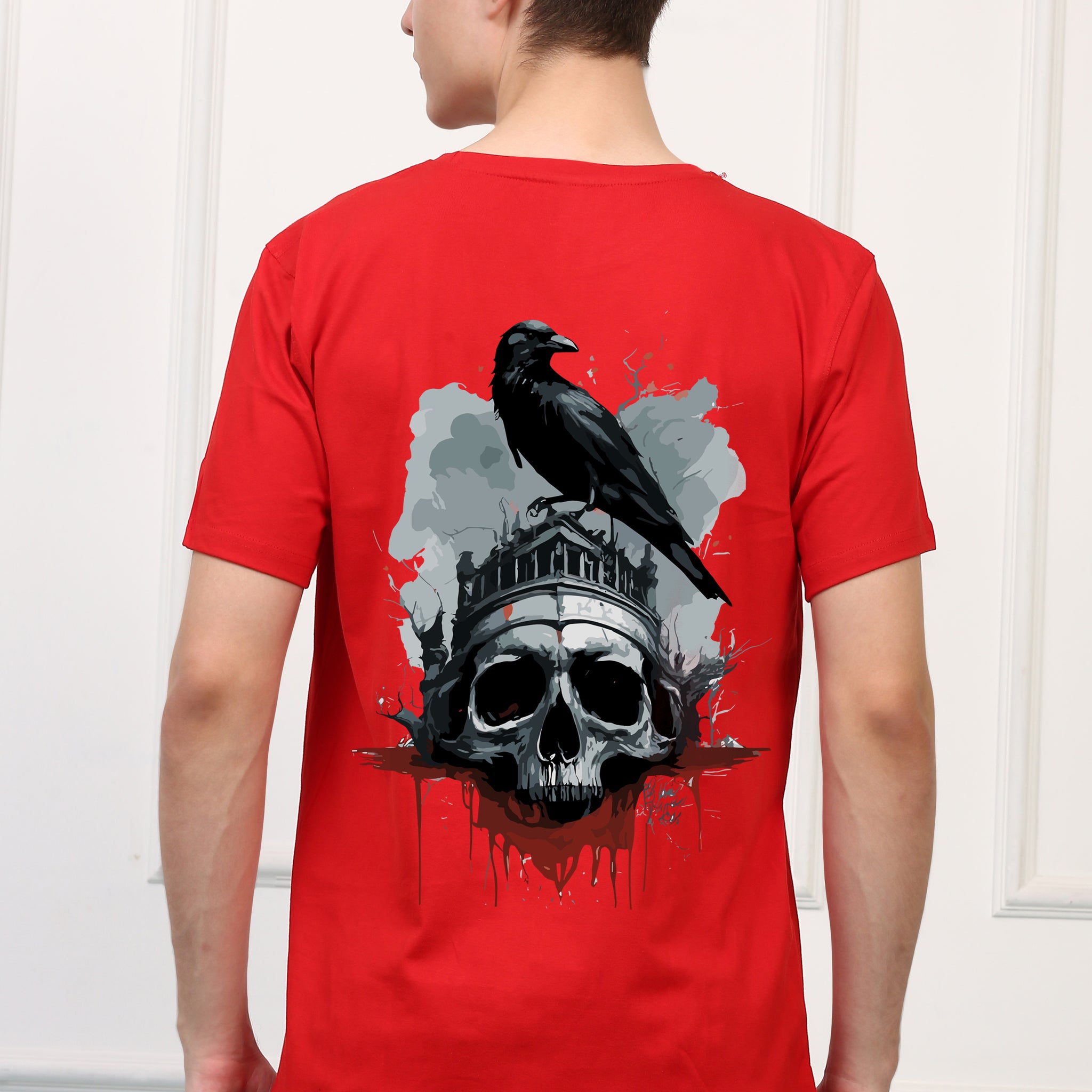 ScareCrow  Skull Printed  T-shirt